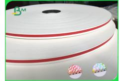 China FDA Environmental 60gsm 120gsm Printed Straw Paper Roll For Drinking straws supplier