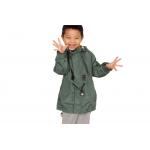 Lightweight Olive Green Polyester Childrens Parka Coats For Winter for sale