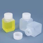 Screw Cap Biological Hdpe Plastic Reagent Bottles Chemical Solvents 125 Ml for sale