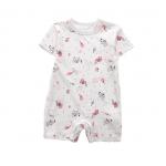 Animal Sublimation Printing T Shirts Newborn Cotton Romper Unisex Gender for sale