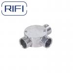 Tee 3 Way Hot Dip Galvanised Circular Junction Box For Electrical Installations for sale