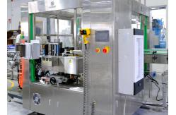 China Rotary / Linear Hot Melt Glue Labeling Machine For Liquid Beverage Packaging Line supplier