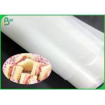 35g 40g 50g Natural MG Machine Glazed Kraft Paper Roll For Meat Packaging for sale