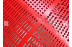 China Slotted Apertures Polyurethane Screen Mesh Panel Fit Cylindrical Quarry supplier