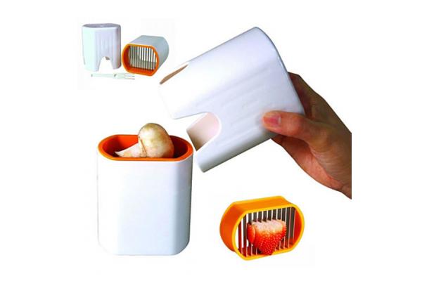 Mini Plastic Vegetable Cutter Reusable , Egg Fruit And Vegetable Chopper
