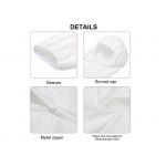 Adults Breathable Medical Protective Coveralls With Elastic In Hood