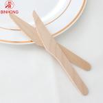 Solid Birch No Plastics ISO9001 Disposable Wooden Cutlery for sale