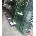 UV Protected Impact Clear Tempered Laminated Flat Glass With Customized Edges