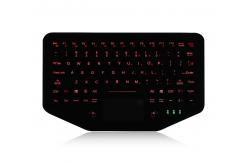 China Rubber Silicone Industrial Keyboard Touchpad With Fingerprint Reader supplier