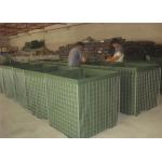 75x75mm 6.0mm Military Hesco Barriers Welded sand filled barriers flood control easy install for sale