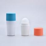 Height 90mm Plastic Roller Ball Bottles Blue Color PP Material for sale