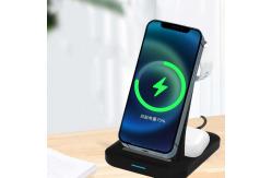 China 3 In 1 Nonslip Wireless Charger Dock , Multifunctional Charging Stand For Phone supplier