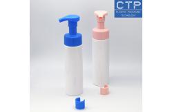 China Non Slip White Pump Dispenser For Hand Lotion With Outside Spring supplier