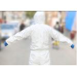Anti Epidemic Disposable Hooded Coveralls Chemical Resistant Coveralls for sale