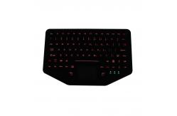 China 89 Keys Rugged Emc Rubber Switch Keyboard Backlight Desktop Version Military supplier
