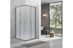 China Sliding Opening European Shower Enclosure With Alum Frame And 5/6mm Tempered Glass supplier