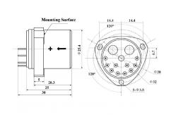 China High precision quartz accelerometers for inertial navigation systems with Bias≤5mg supplier