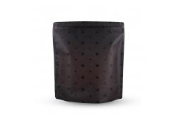 China Weed Mylar Black k Packaging Bag Smell Proof With Window supplier