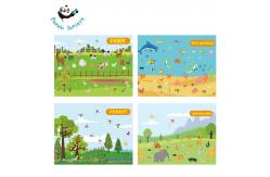 China Level Up Reusable Sticker Book Glossy Surface Baby Boy Stickers supplier