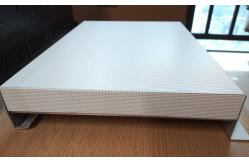 China Meeting Room Ceiling Tile RAL9016 White PVDF Microperforated Metal  Aluminium Composite Panels supplier