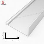 6060 Aluminium Handle Profile , T6 0.9mm J Profile Handle For Wardrobe for sale
