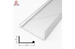 China 6060 Aluminium Handle Profile , T6 0.9mm J Profile Handle For Wardrobe supplier