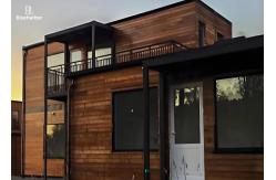 China Customized 2 Story Modular Prefab Villa With Light Steel And Sandwich Panel supplier