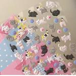 Cartoon 3d Stickers Customized Environmentally Friendly Materials Repeatedly Pasted