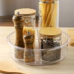 Transparent PET Multi-Function Rotating Storage Organizing Boxes Plastic on Sale