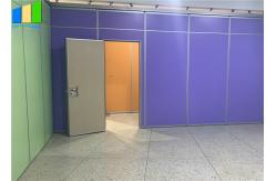 China Folding Partition Wall Acoustic Room Dividers Movable Partition Wall With Door supplier