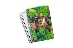 China Plastic 3d Effect Cover Notebook Animal Design 3d Lenticular Printing supplier