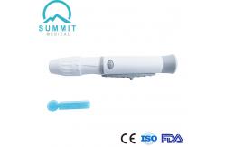 China Medical Lancet Pen Lancing Device With 6 Penetration Depth For Diabetic Use supplier