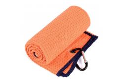 China Square Microfiber Waffle Golf Hand Towel For Superior Performance supplier