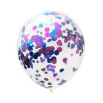 Latex Transparent Glitter Balloons Round 18 Inch Confetti Balloons for sale