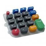 Mobile Terminal Custom Silicone Keypad Multi Color Waterproof for sale