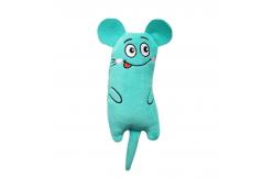 China Mint Plush Self Hi Molar Cleaning Interactive Thumb Toy For Pet Cat supplier