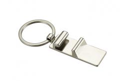 China Laser Engraving Metal Bottle Opener Rectangle Multifunction Keychain supplier