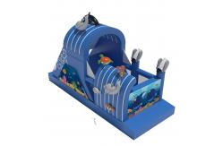 China Marine Animals Theme Inflatable Bounce House With Small Slide supplier