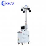 OKAF 360 Degrees Mobile Surveillance Camera Trailer CCTV Trailer PTZ Camera For Emergency for sale