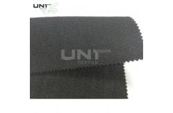 China wadding cotton sleeve head roll Elastic sleeve cotton black fusible interlining fabric supplier