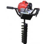 High power gasoline earth auger with brake / ground drilling machine for sale