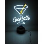 25x25cm Tabletop Neon Light 12v Led Neon Rope Light UL Cocktails for sale