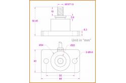 China Compression load cell 50kg 100kg 200kg 300kg 500kg compression force measurement supplier