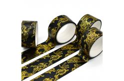 China Waterproof Custom Cheap Professional Printed Resistant Gold Foil Washi Paper Tape supplier