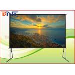 Larger Room Front Rear Fast Fold Projector Screen 300 Inch With Aluminum Frame for sale