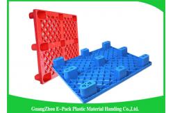 China Anti - Slip Industrial HDPE Nestable Plastic Pallets With Durable Solid Deck supplier