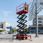 Electric Hydraulic Mobile Scissor Lift Table Hand Push Lifting Platform for sale