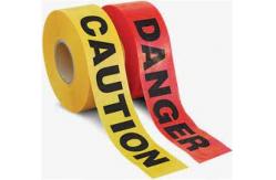China Caution Electronic Packing ESD Warning Tape  PVC Protection Acrylic Adhesive Tape supplier