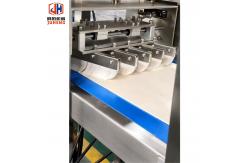 China 21580mm Automatic Chinese Meat Pie Production Line Flaky Strudel Making Machine supplier