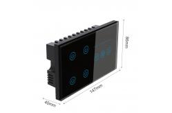 China Fire Retardant Tuya Wifi Switch Controller Smart Light Dimmer Electric Touch Light Panel supplier